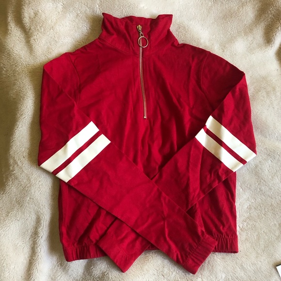Full Tilt Jackets & Blazers - BNWT Full Tilt red cropped jacket Full Tilt Jackets & Blazers - BNWT Full Tilt red cropped jacket